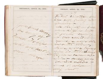 (CIVIL WAR--ILLINOIS.) Archibald S. Corken. Diary of a private at Vicksburg, including his thoughts on the Fort Pillow Massacre.